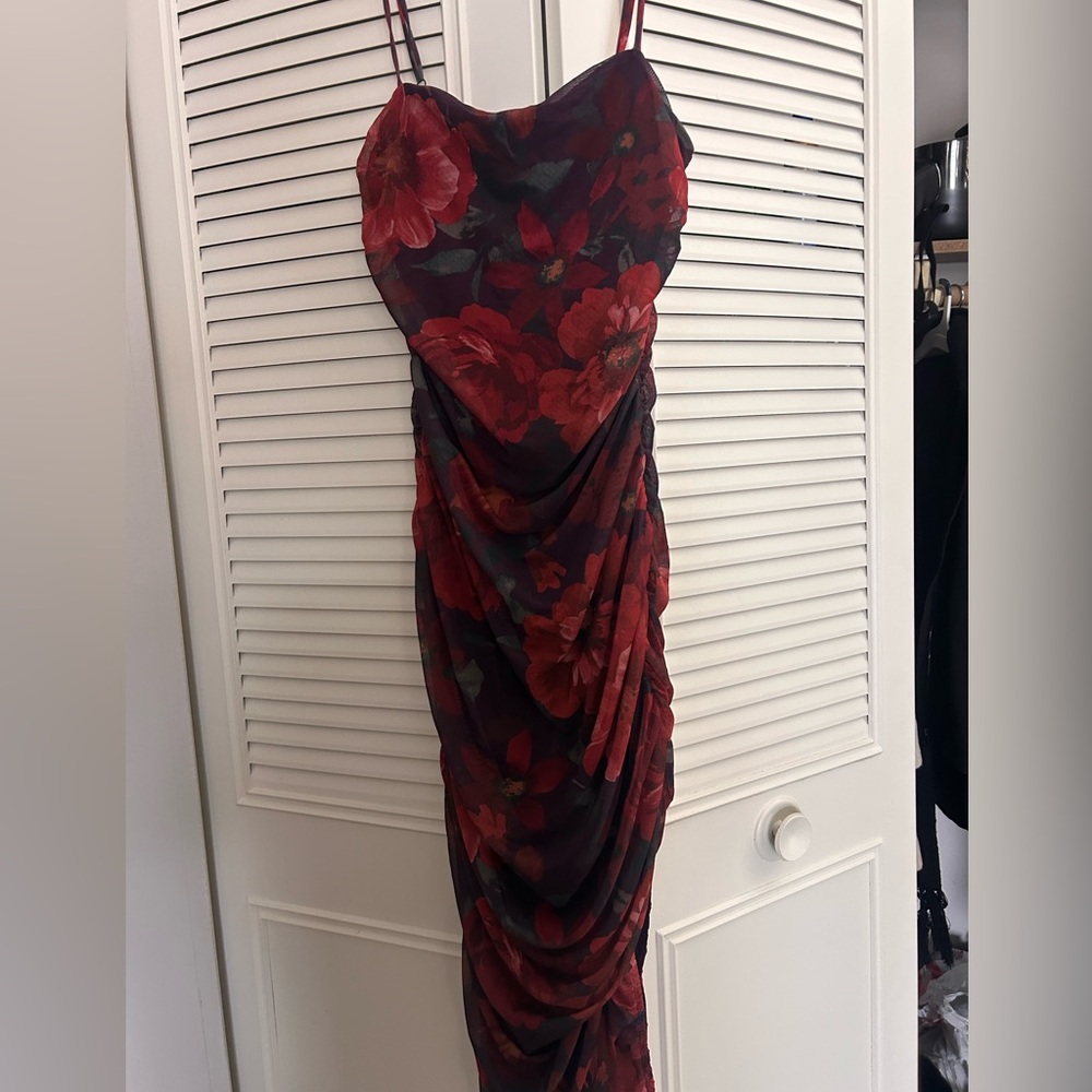 Windsor Red Floral Dress